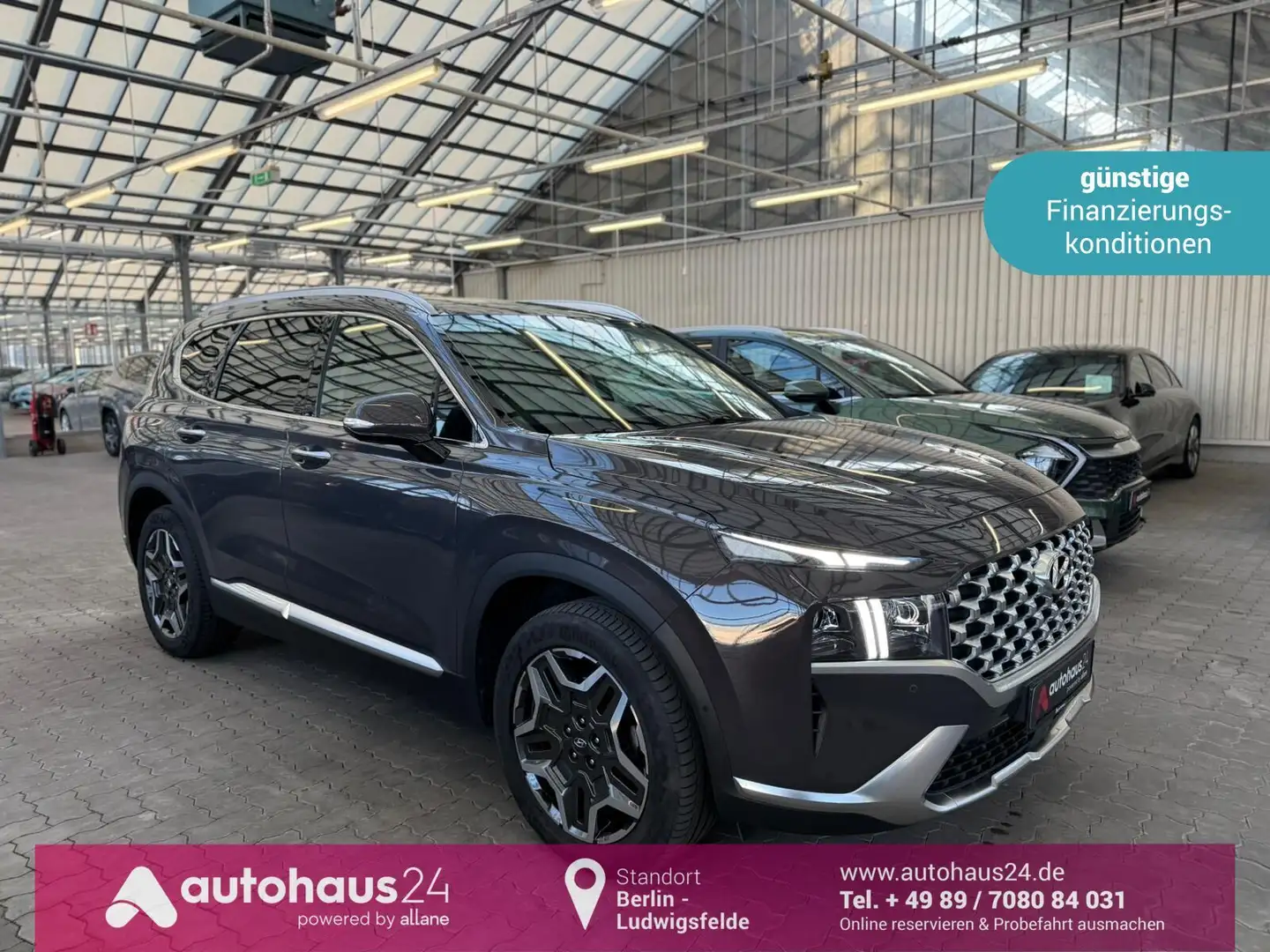 Hyundai SANTA FE 1.6 T-GDI  Prime Plug-In Hybrid 4WD Braun - 1