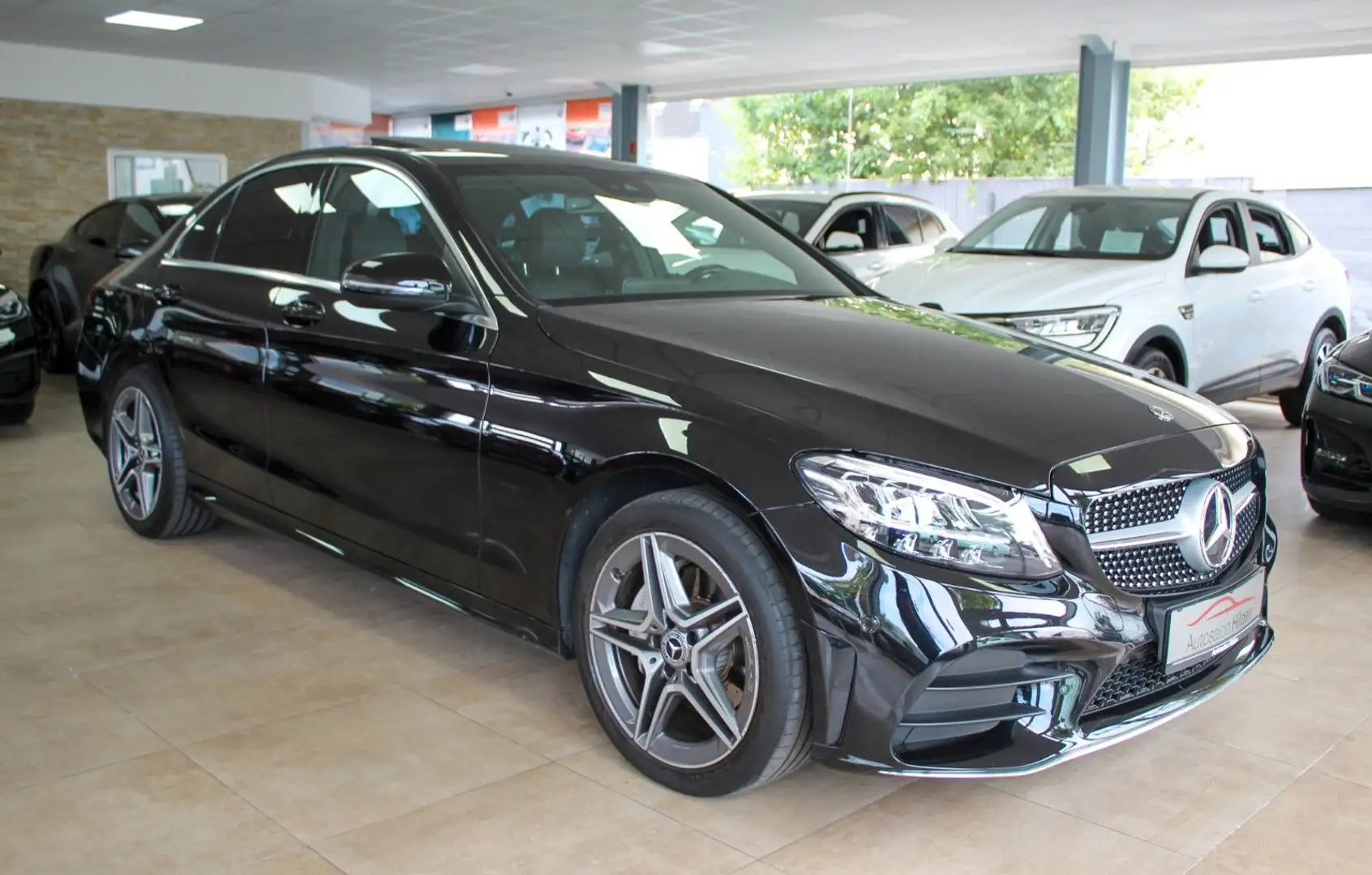 Mercedes-Benz C 200 C200 4Matic AMG Line Schiebedach Burmester 2Hand Zwart - 1