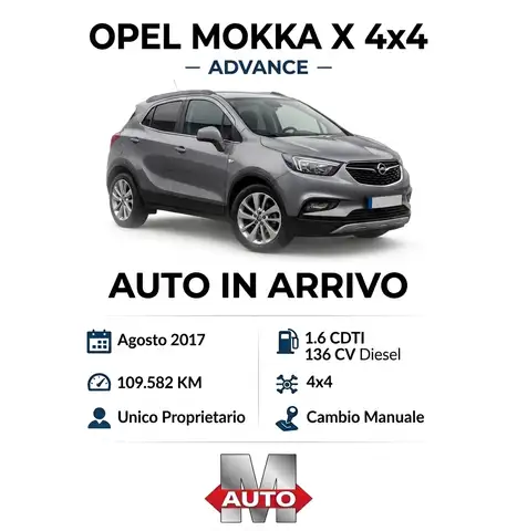 Opel Mokka X Mokka X 1.6 cdti 4x4 Advance s