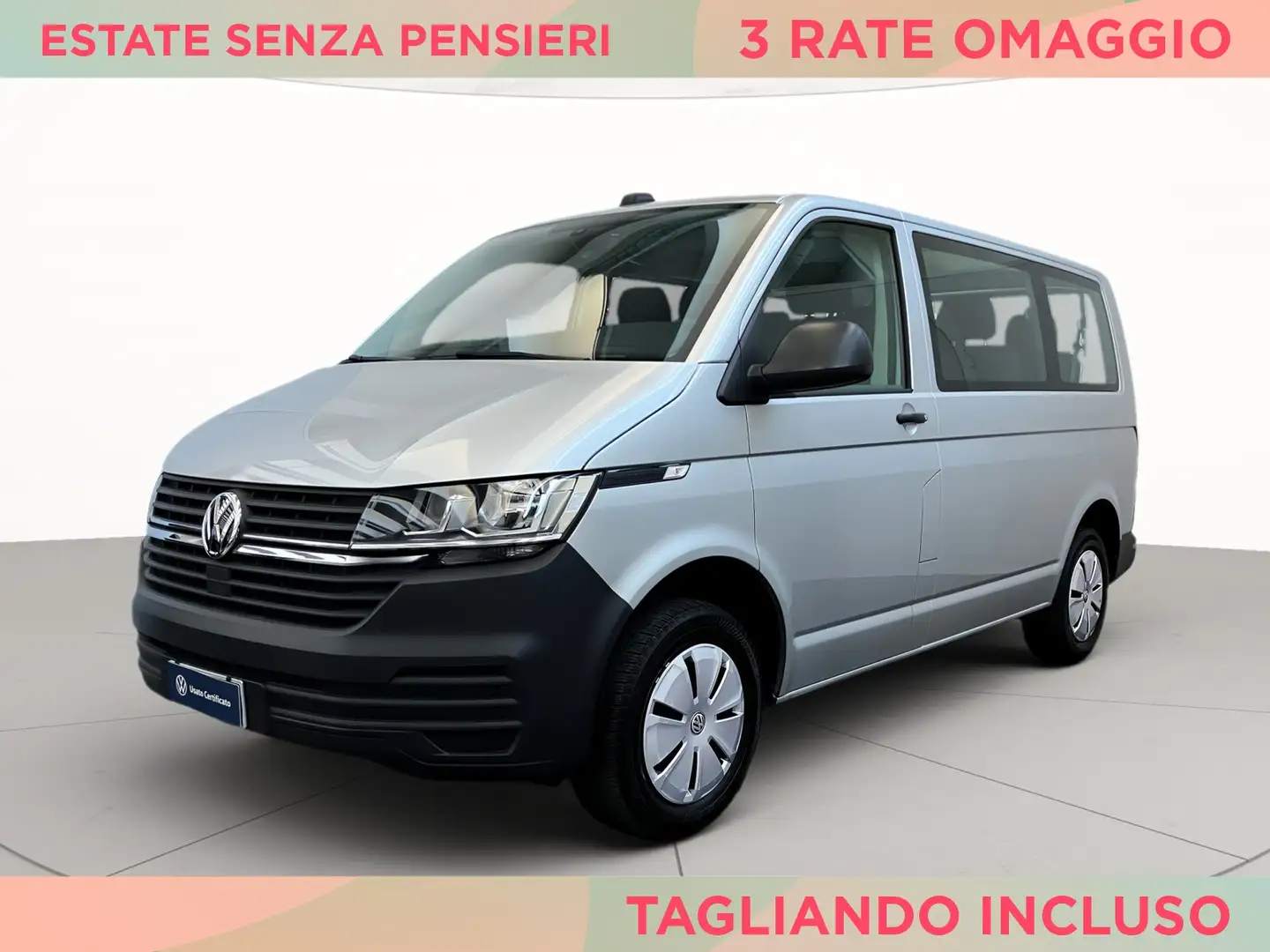 Volkswagen T6.1 Transporter t6.1 30 2.0 tdi 150cv kombi business p.c. dsg7 Argento - 1