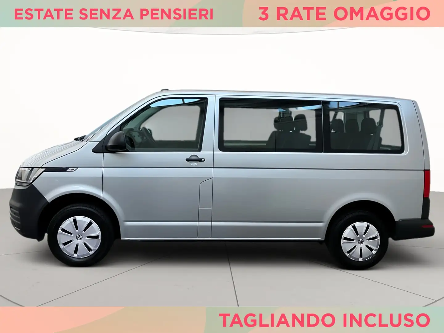 Volkswagen T6.1 Transporter t6.1 30 2.0 tdi 150cv kombi business p.c. dsg7 Argento - 2