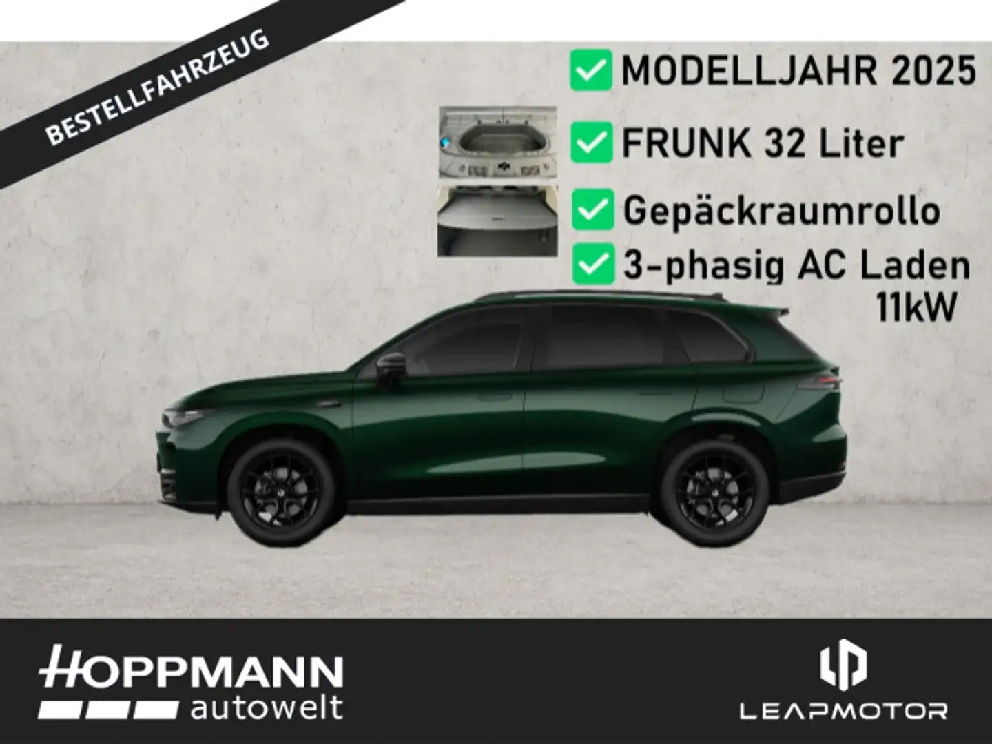 Leapmotor C10 Elektro LFP 69,9 KWH *MODELLJAHR 25* Grün - 1