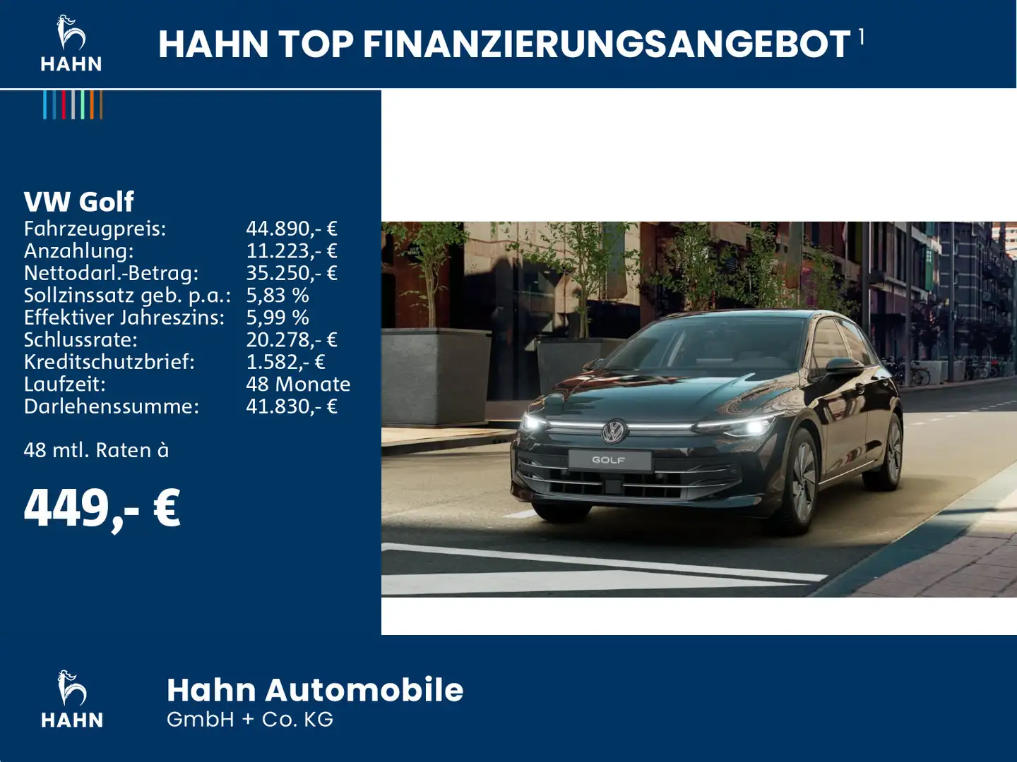 Volkswagen Golf Life Goal 2,0 l TDI SCR 110 kW (150 PS) LED Nero - 2