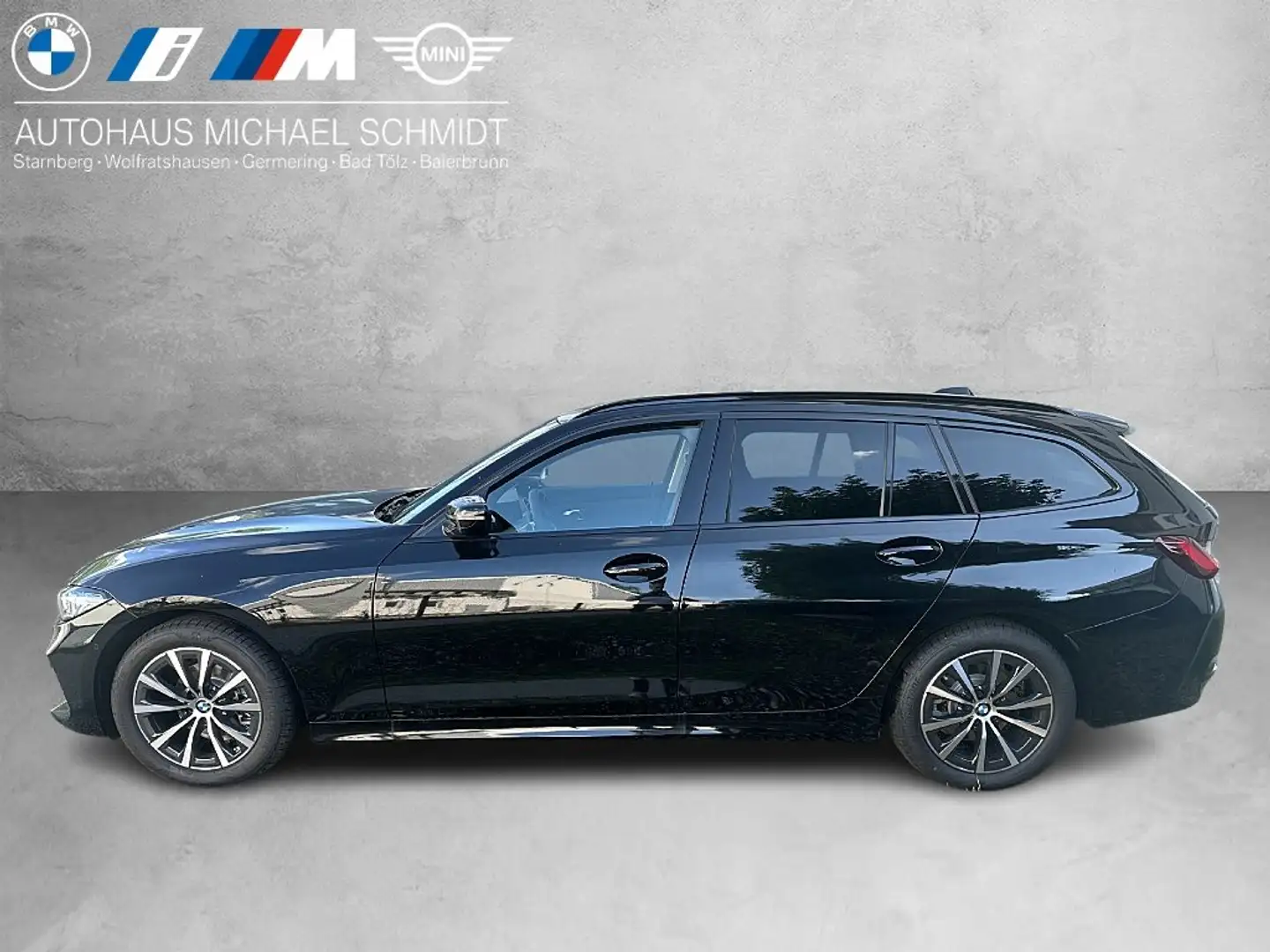 BMW 318 d Touring HiFi DAB LED RFK Tempomat Shz PDC Noir - 2