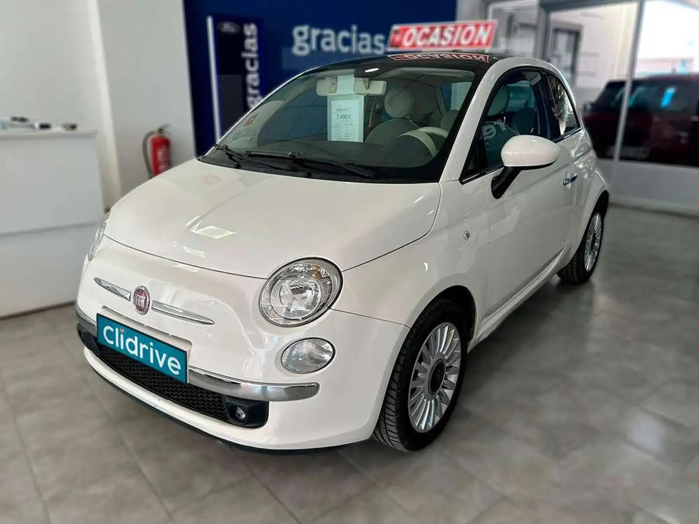 Fiat 500 1.2 Lounge Blanco - 2