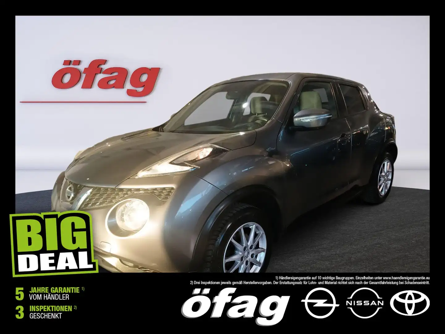 Nissan Juke 1.2 DIG-T Acenta SHZ+PDC Grau - 1