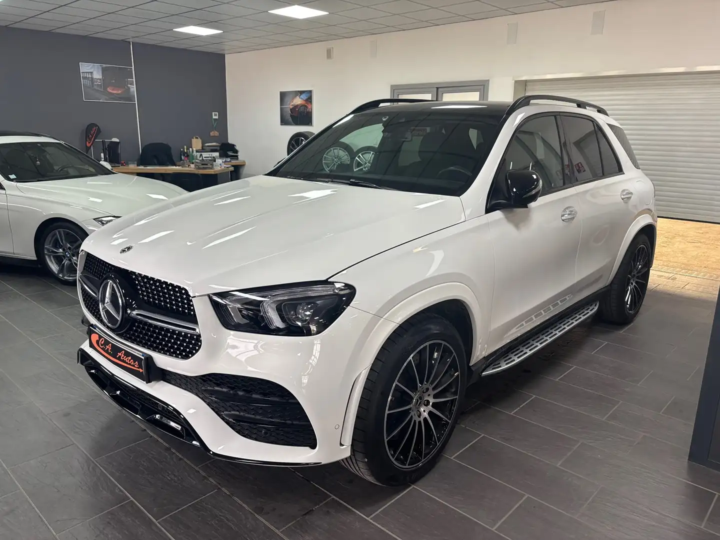 Mercedes-Benz GLE 350 350 DE 194+136CH AMG LINE 4MATIC 9G-TRONIC Blanc - 1