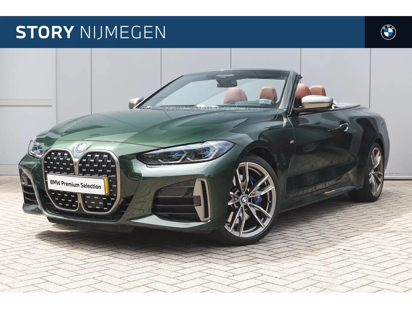 BMW 440 4 Serie Cabrio M440i xDrive High Executive Automaa Groen - 1
