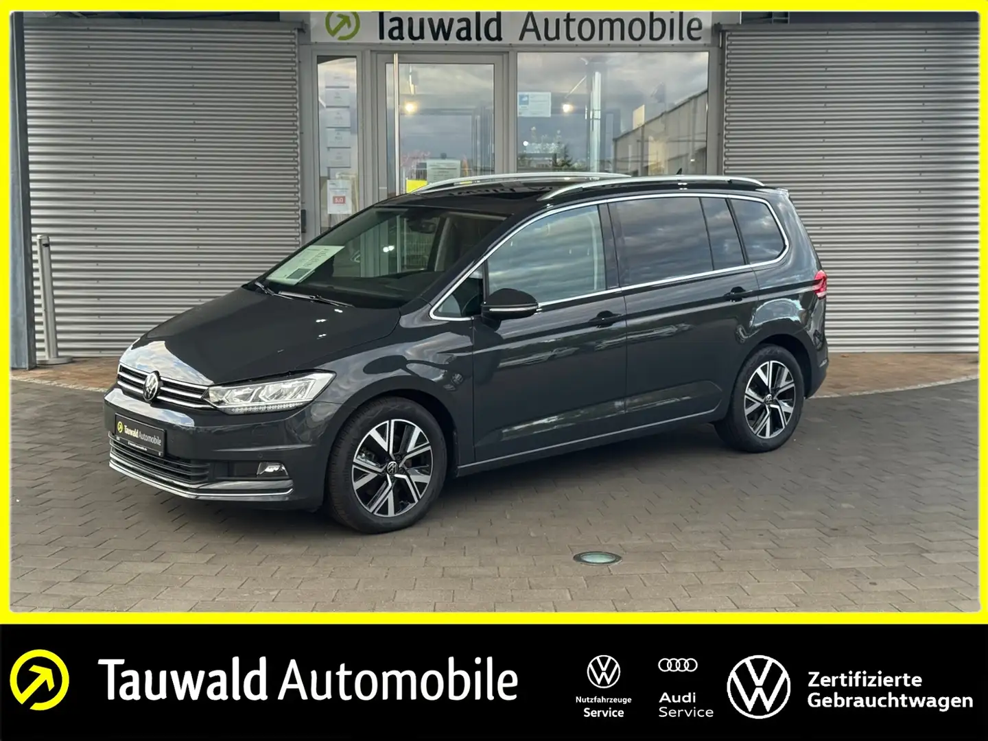 Volkswagen Touran 2.0 TDI DSG Highline PANO/RFK/AHK/5J.GAR Gris - 1