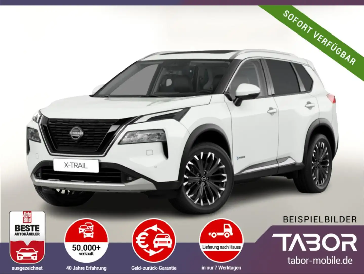 Nissan X-Trail 213 e-Power 4x4 Tekna Pano HUD Nav MY24 Weiß - 1