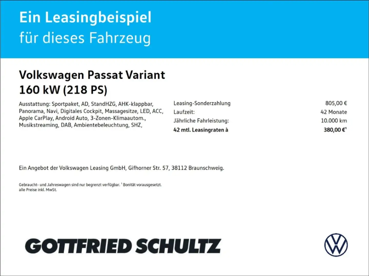 Volkswagen Passat Variant 1.4 GTE DSG   AHK   Pano   Standheizung Weiß - 2