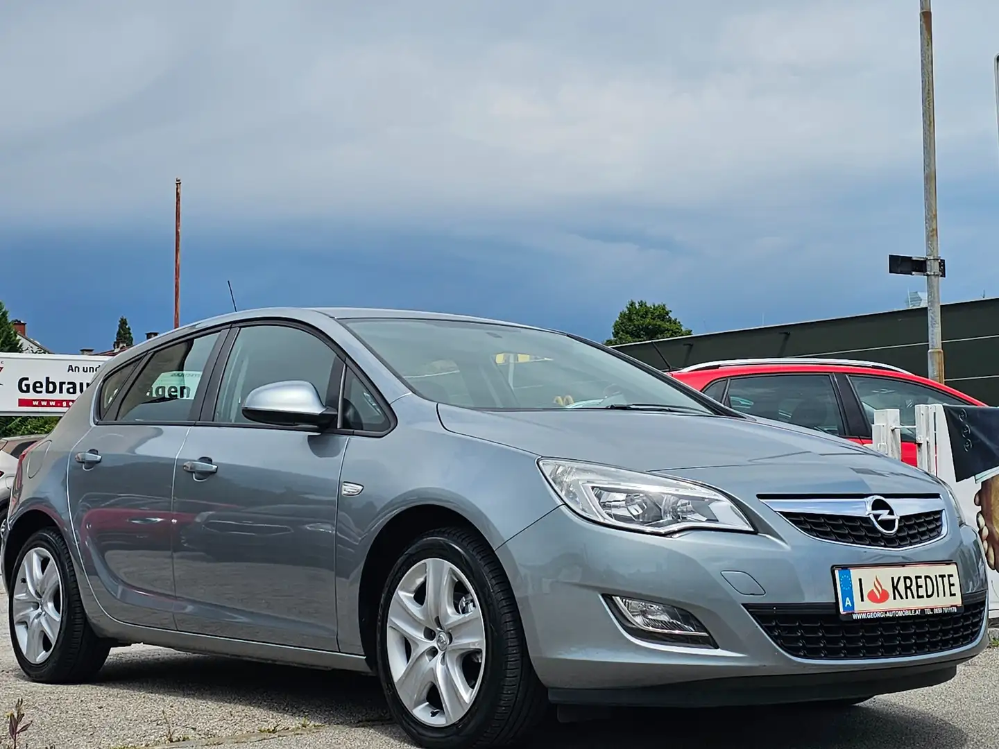 Opel Astra 1,4 Turbo Ecotec Edition 1-Hand Pickerl+Service-OK Grijs - 1