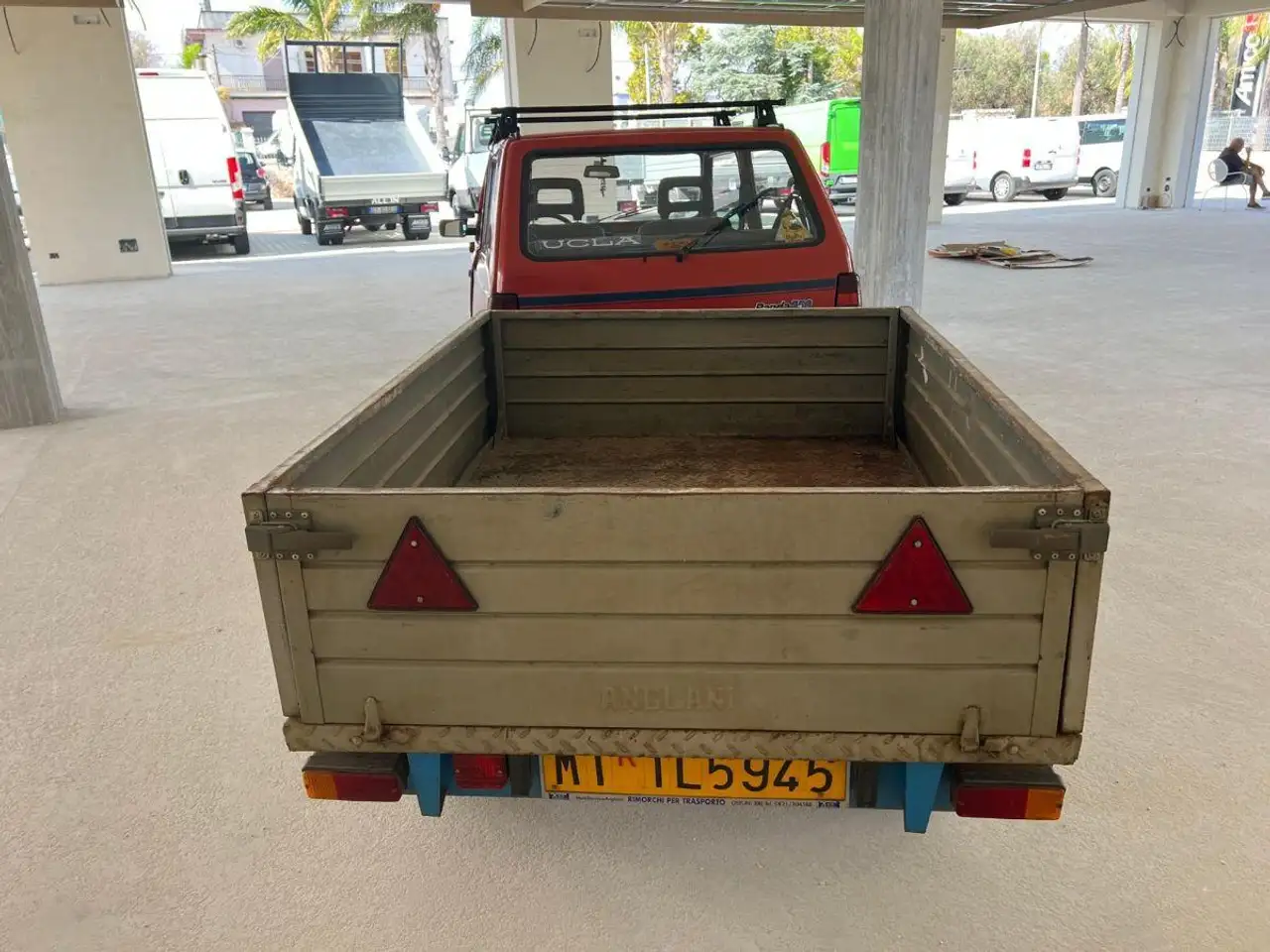 Fiat Panda 750 Young GANGIO TRAINO + CARRELLO OMOLOGATO, foto 12