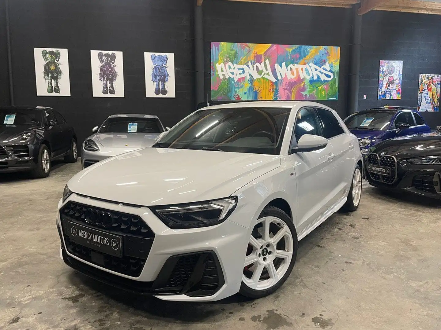 Audi A1 40 TFSI 207ch S line S tronic 7 Blanc - 1