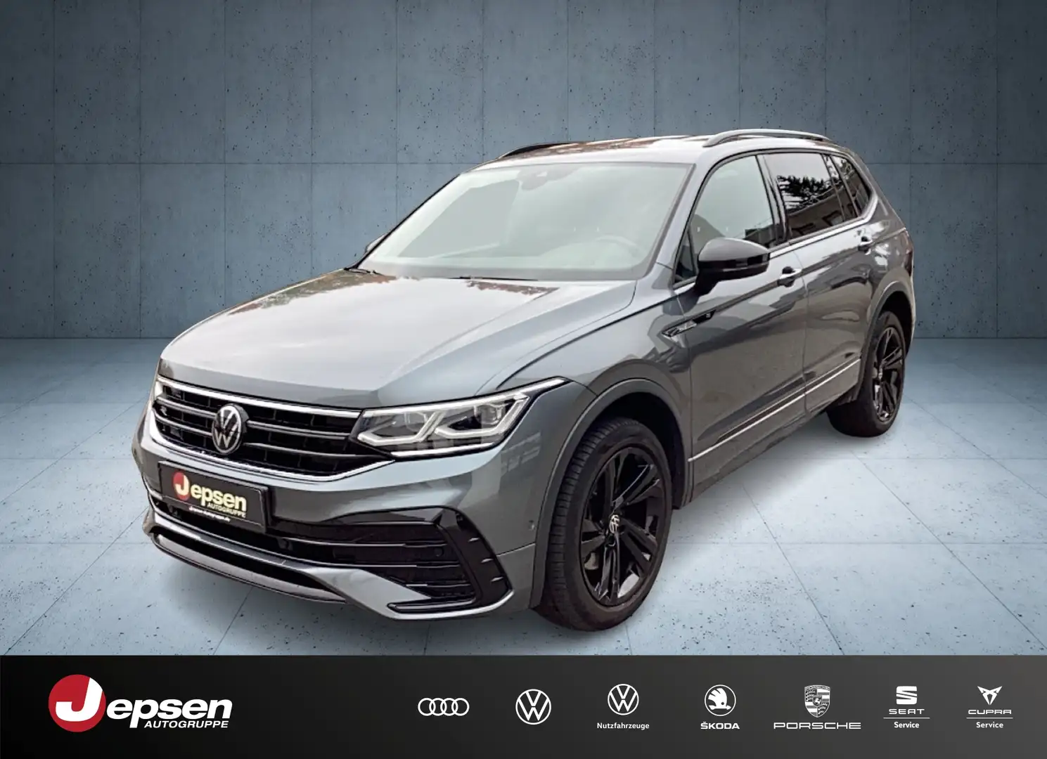 Volkswagen Tiguan Allspace 4Motion 2.0 TDI DSG R-Line /AHK Gris - 1