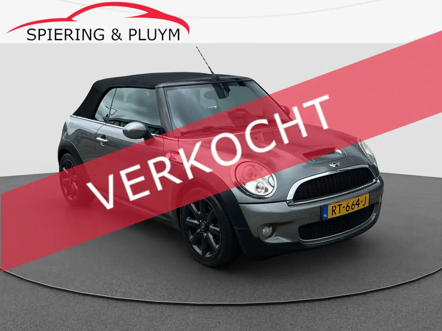 MINI Cooper S Cabrio 1.6 | APK 7-2026 | 175 PK | Climate | Leder Grijs - 1