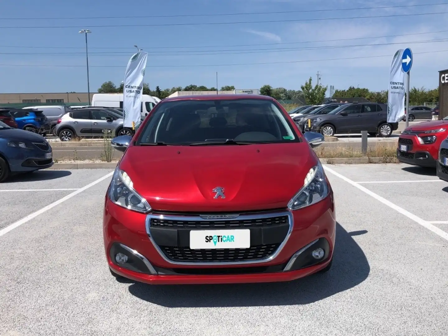 Peugeot 208 - 208 BlueHDi 75 5 porte Active Rouge - 2