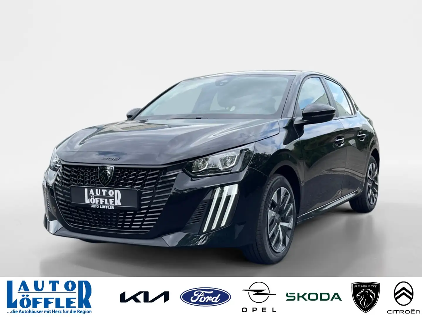 Peugeot 208 Active PureTech 100 PDCH* TEMP* SHZ* KLIMA* Klima Schwarz - 1