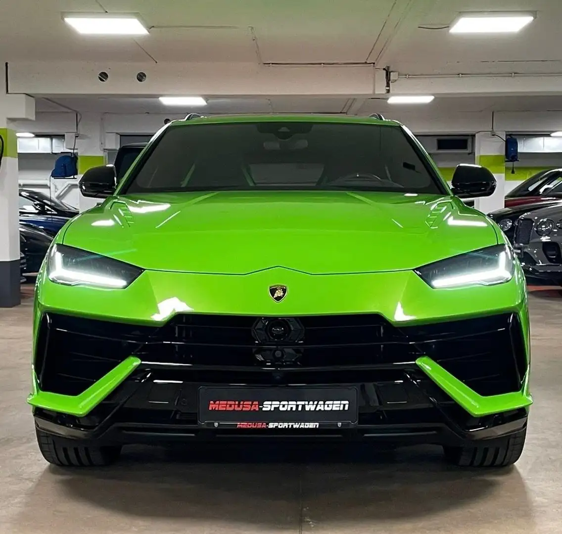 Lamborghini Urus URUS S CARBON 4SEAT TV B&O NIGHTVISION MY24 FULL Зелений - 2