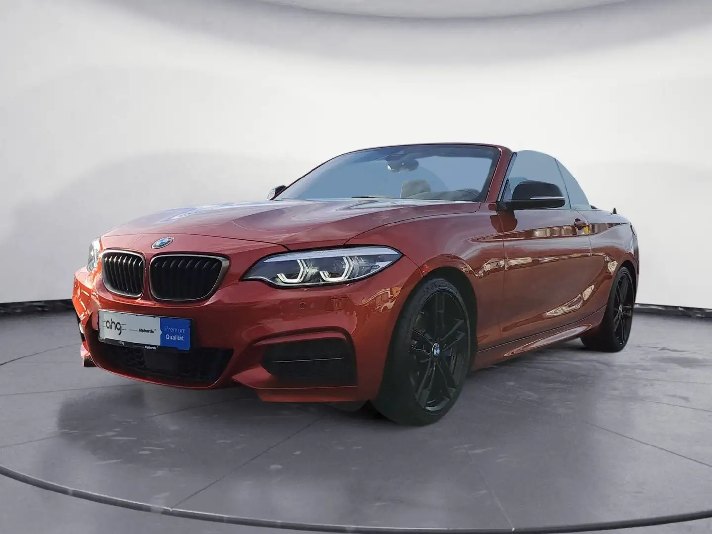BMW 240 Steptronic Cabrio Navi Bluetooth PDC Klima Portocaliu - 2