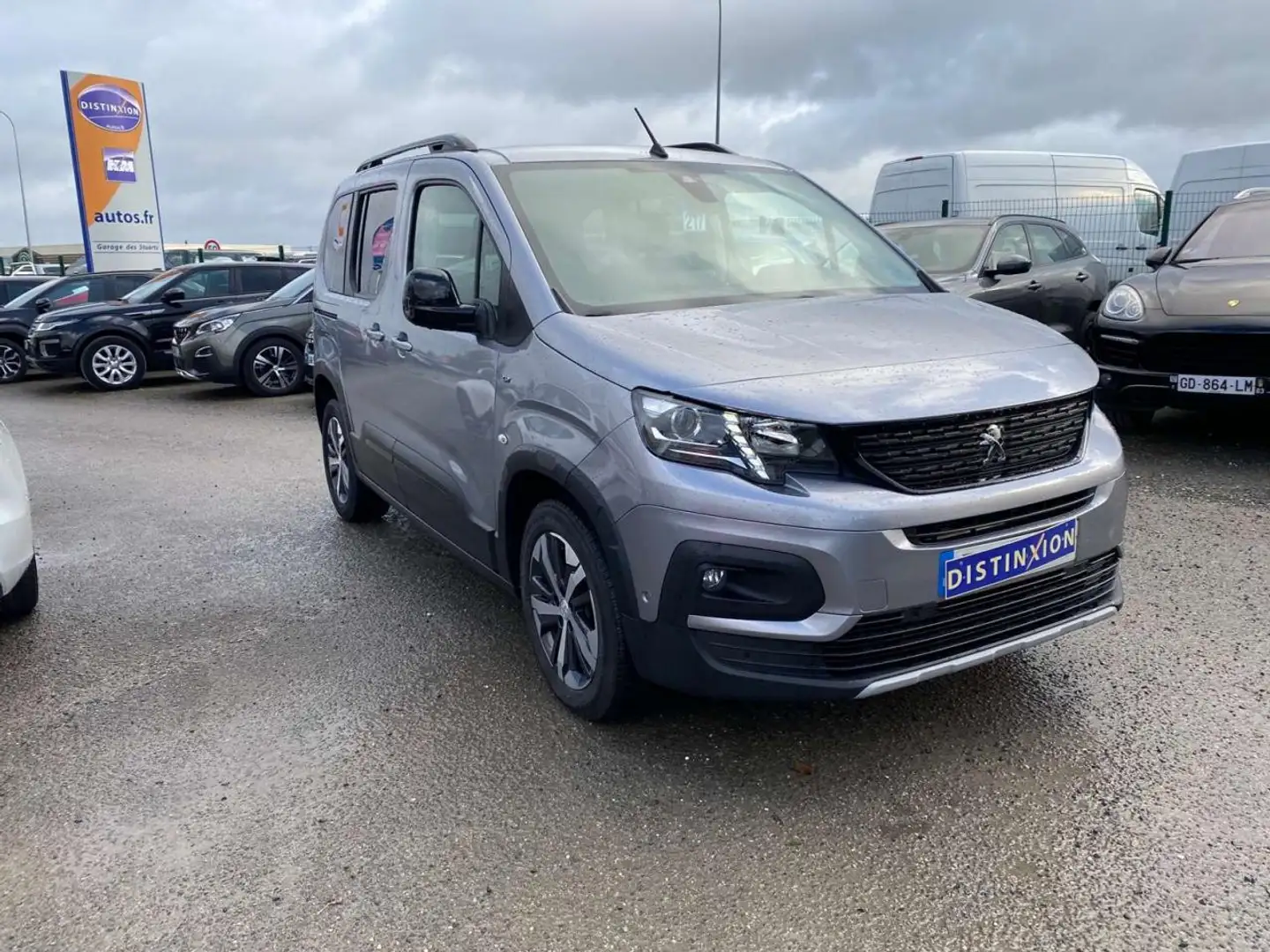 Peugeot Rifter GT - Standard 1.5 BlueHDI - 100  N1 - Caméra - Ang Grey - 2