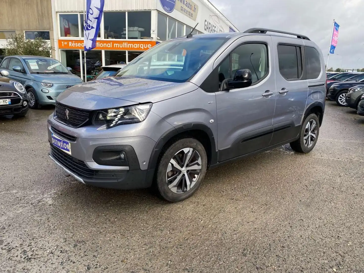 Peugeot Rifter GT - Standard 1.5 BlueHDI - 100  N1 - Caméra - Ang Grey - 1