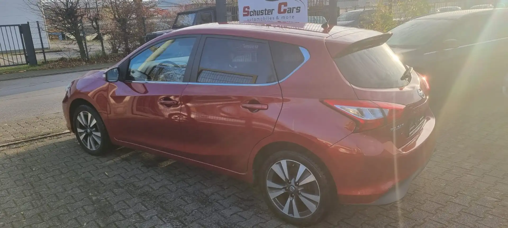 Nissan Pulsar 1. Hand, Navi,Klima, TÜV/Öl/Steuerkette neu Rot - 2