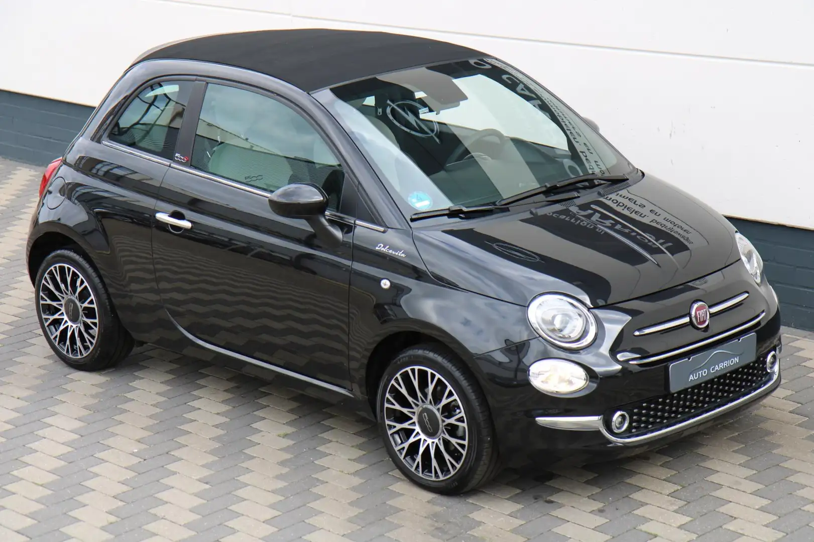 Fiat 500C 1.0 Hybrid Dolcevita weinig km's nieuwstaat !!! Negro - 2