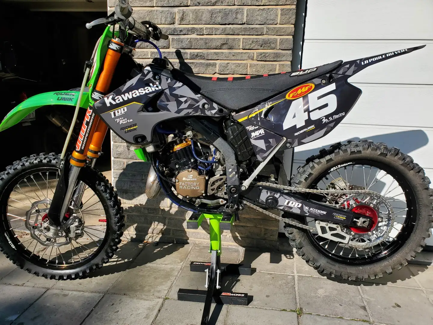 Kawasaki KX 125 Зелёный - 2