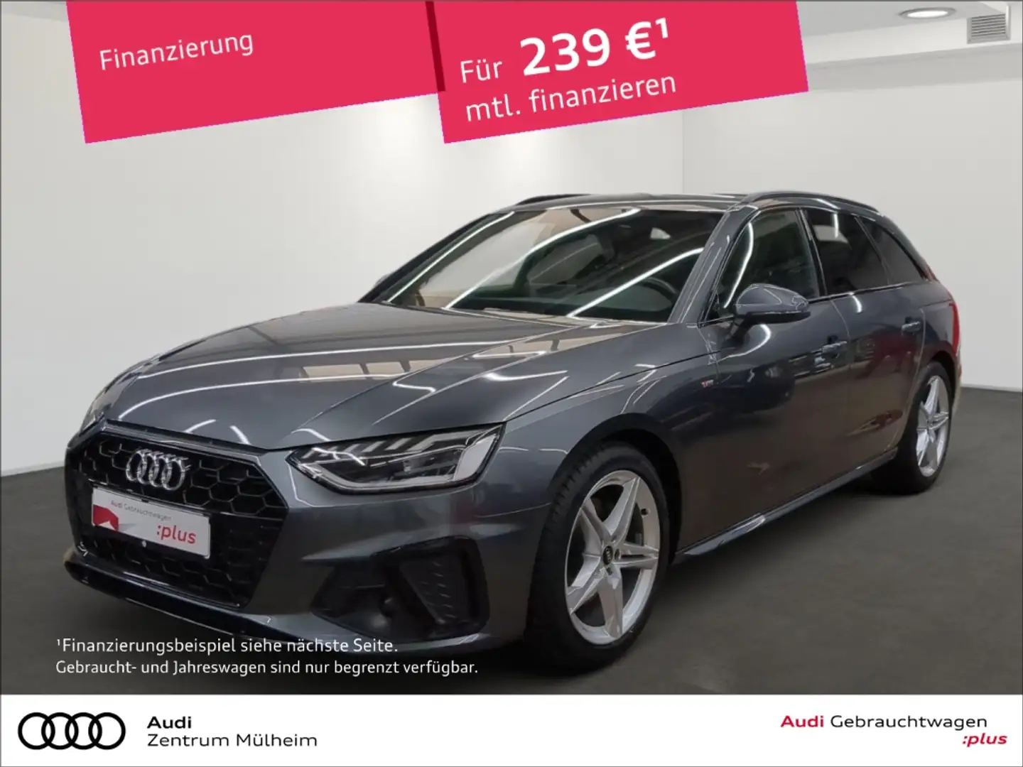 Audi A4 Avant 35 TFSI S line Navi LED virtual ACC Gris - 1