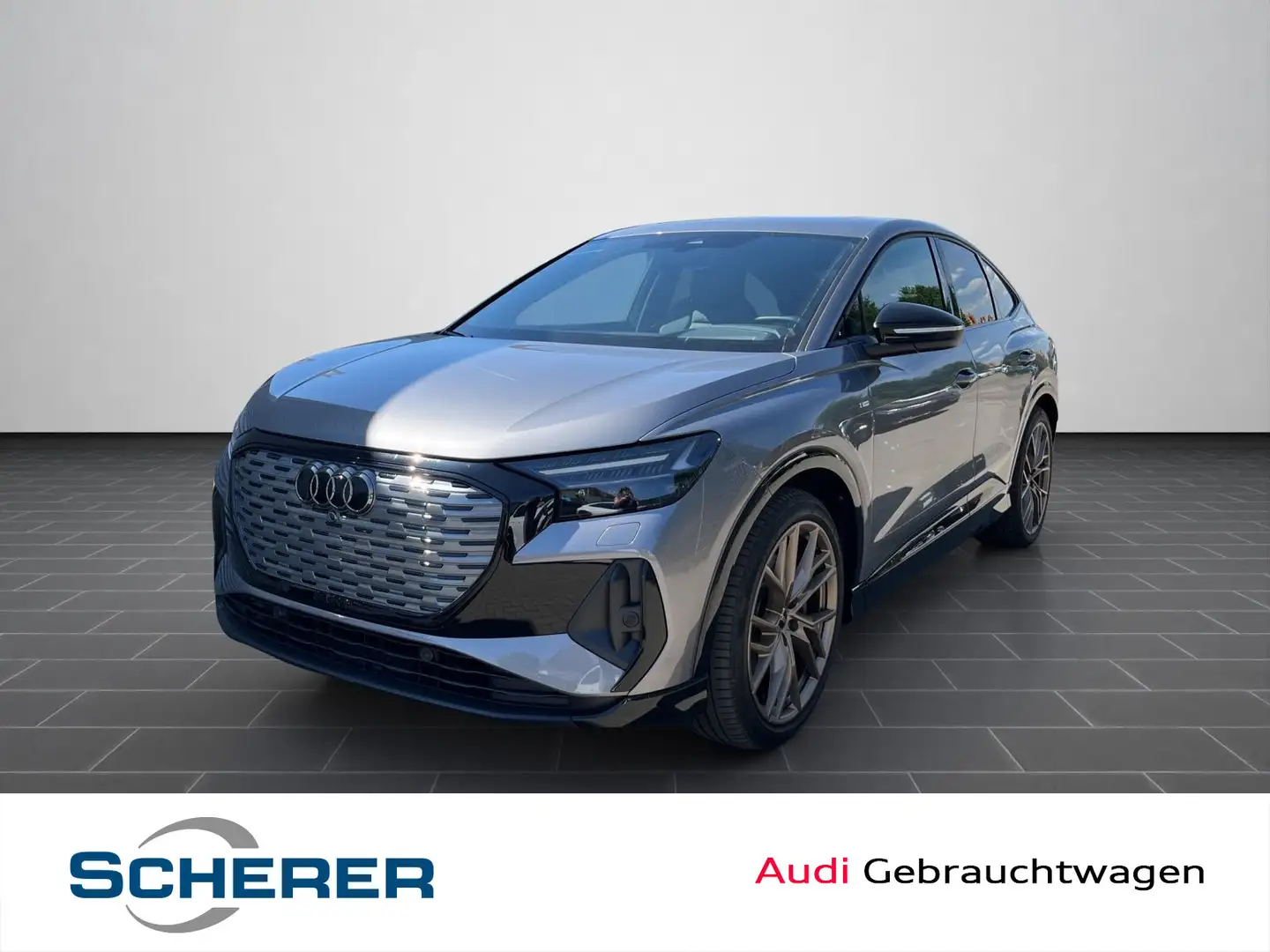 Audi Q4 e-tron 220 kW quattro MATRIX-LED GR Grau - 1