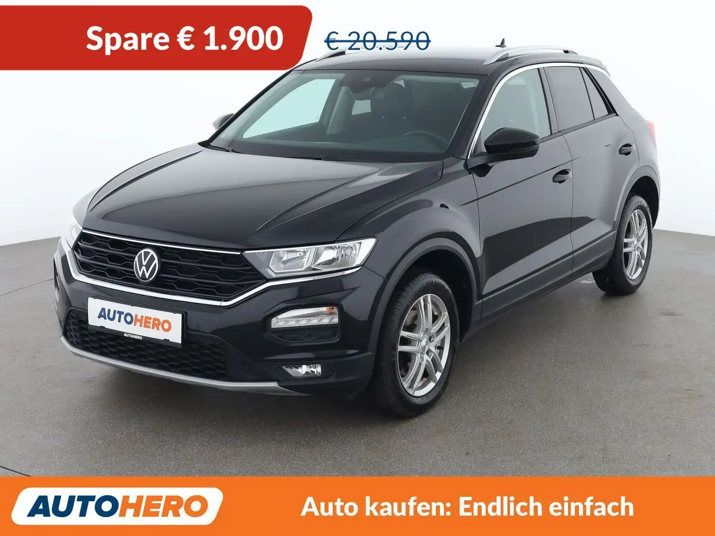 Volkswagen T-Roc 1.0 TSI Style Schwarz - 1