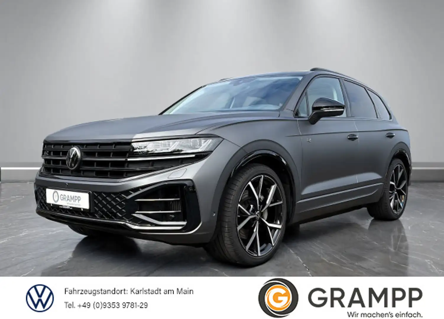 Volkswagen Touareg R-Line 3.0TSI +LUFT+AHK+360°+STDHZG+PANO Grau - 1