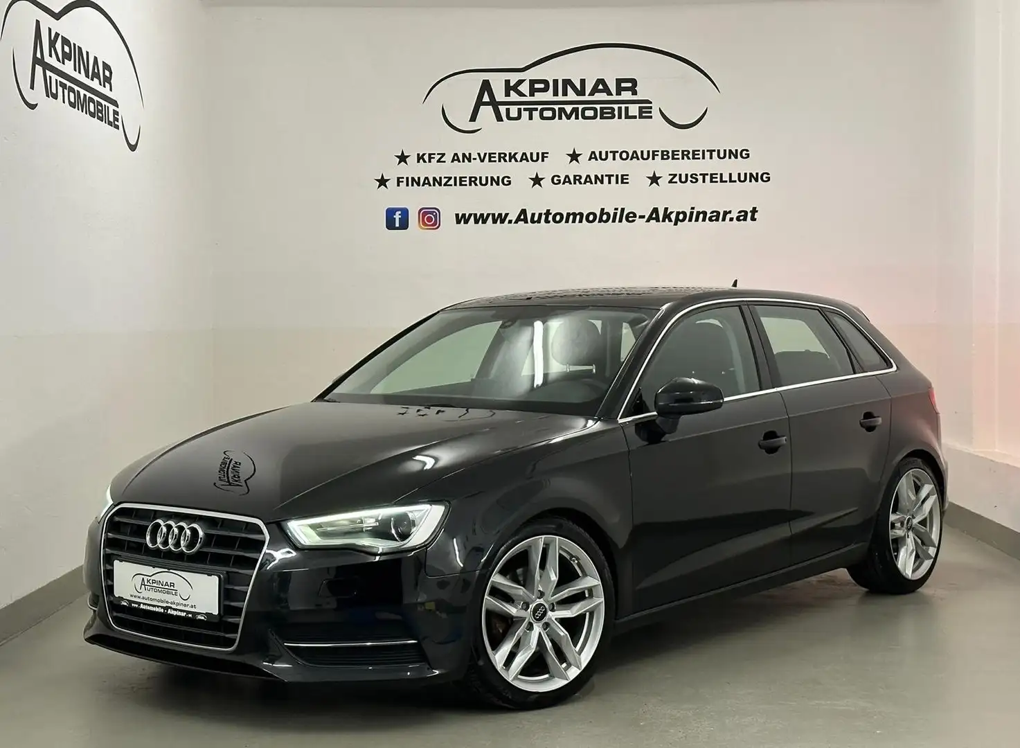 Audi A3 Sportback 1.6 TDI Aut. 18 ZOLL - NAVI - LED Noir - 1