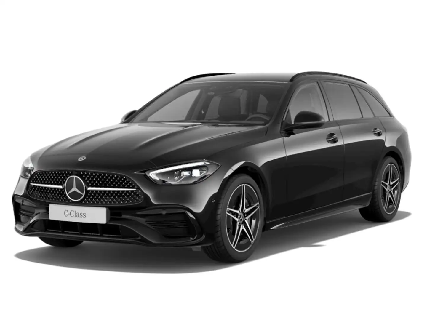 Mercedes-Benz C 220 d T AMG*NIGHT*AHK*DISTR*TOTW*KAM*NAVI*LED Schwarz - 1