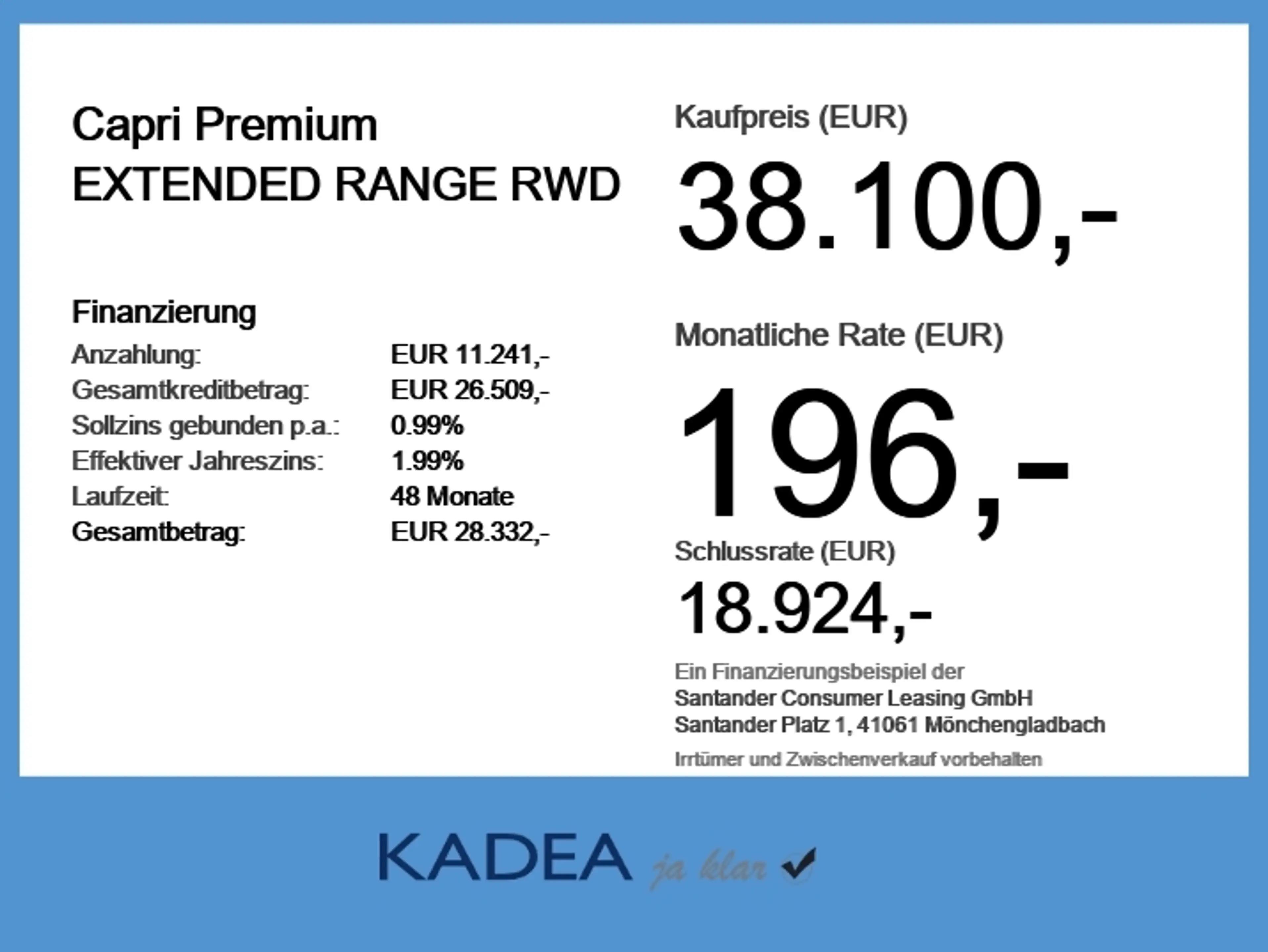 Ford Capri Premium EXTENDED RANGE RWD iACC*360*HUD*AHK — photo 6