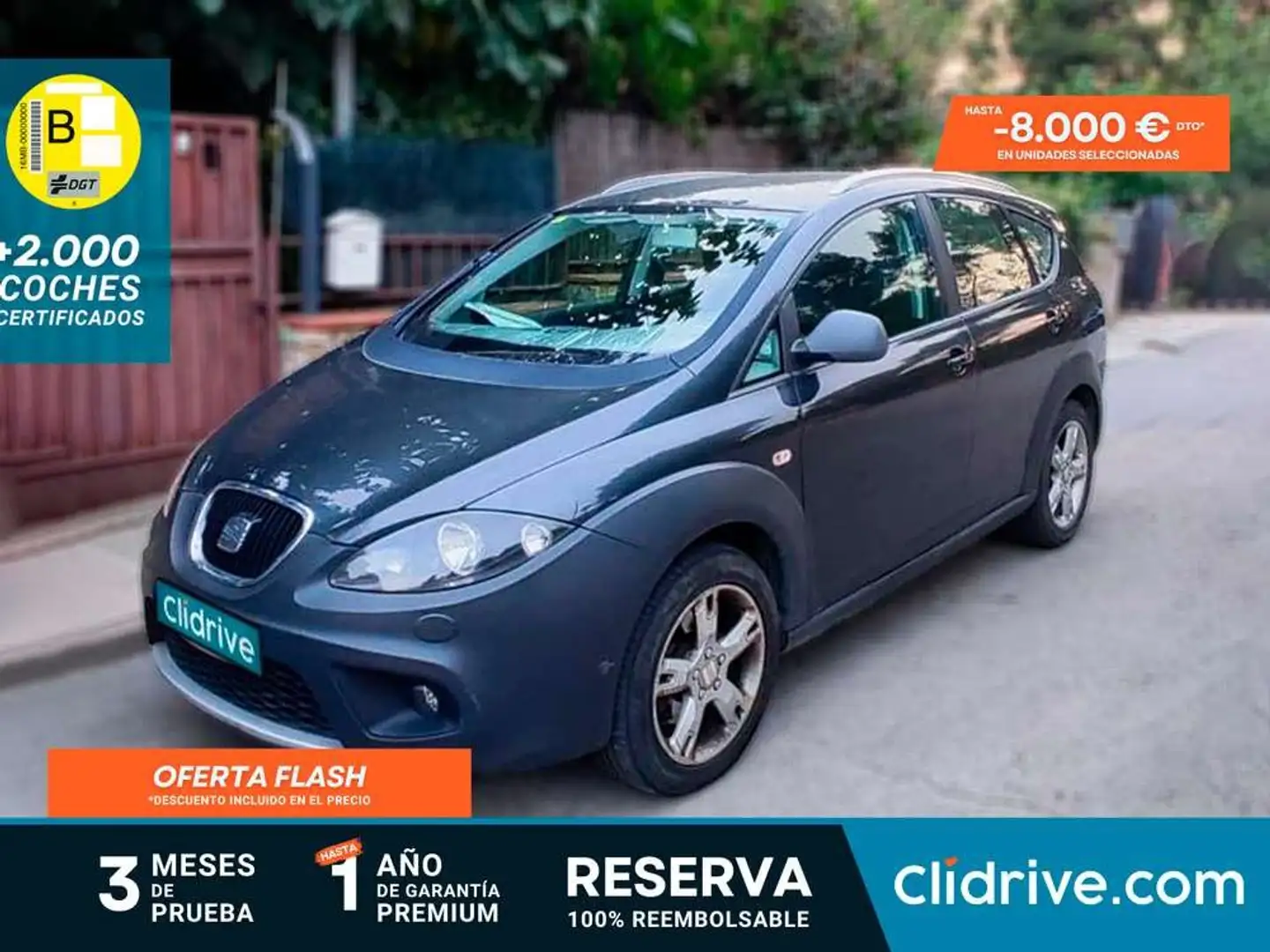 SEAT Altea 2.0TDI 140 4WD Gris - 1