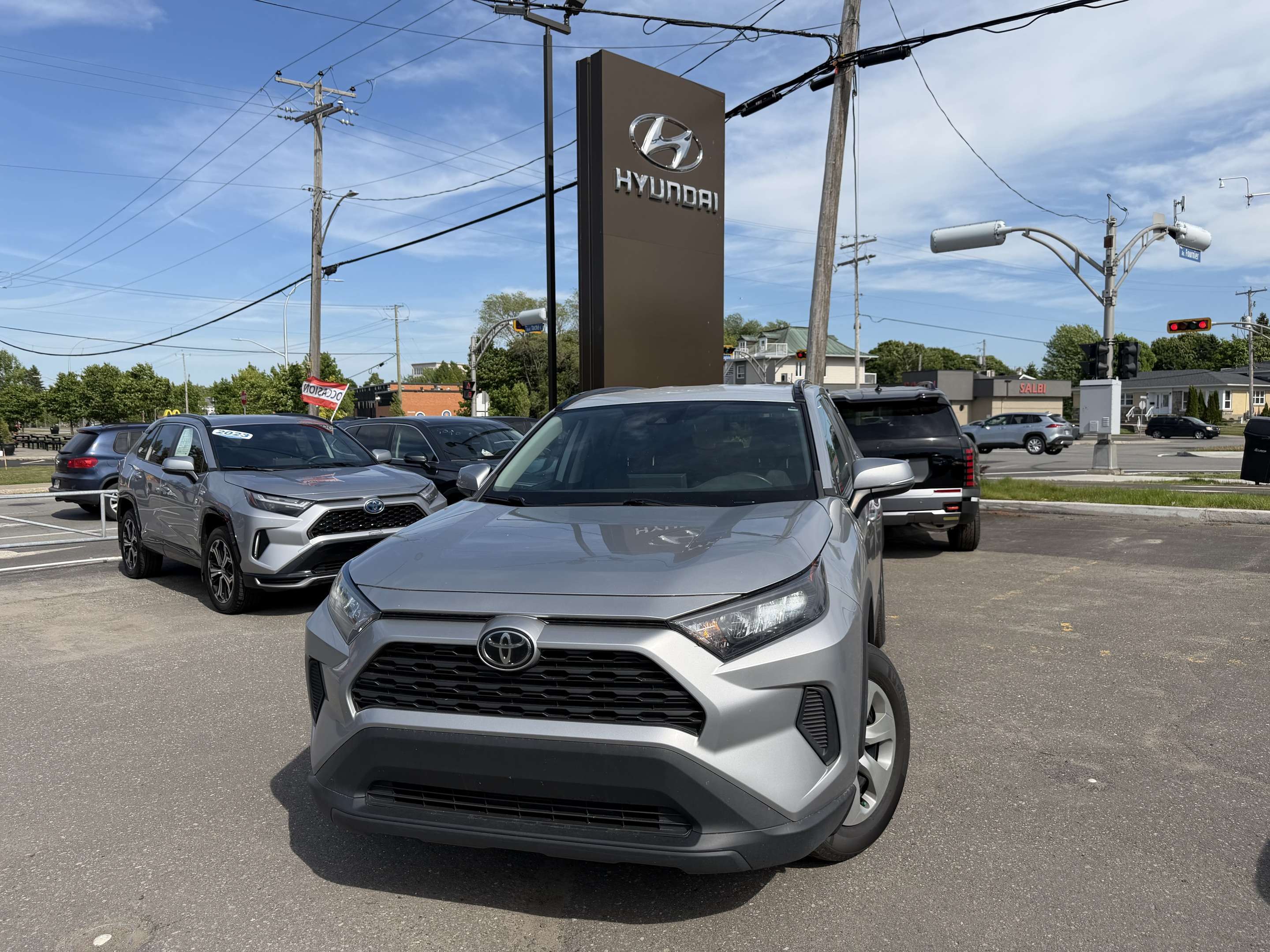Silver 2021 Toyota RAV4 SUV / Crossover Front-Wheel Drive 8-Speed Automatic