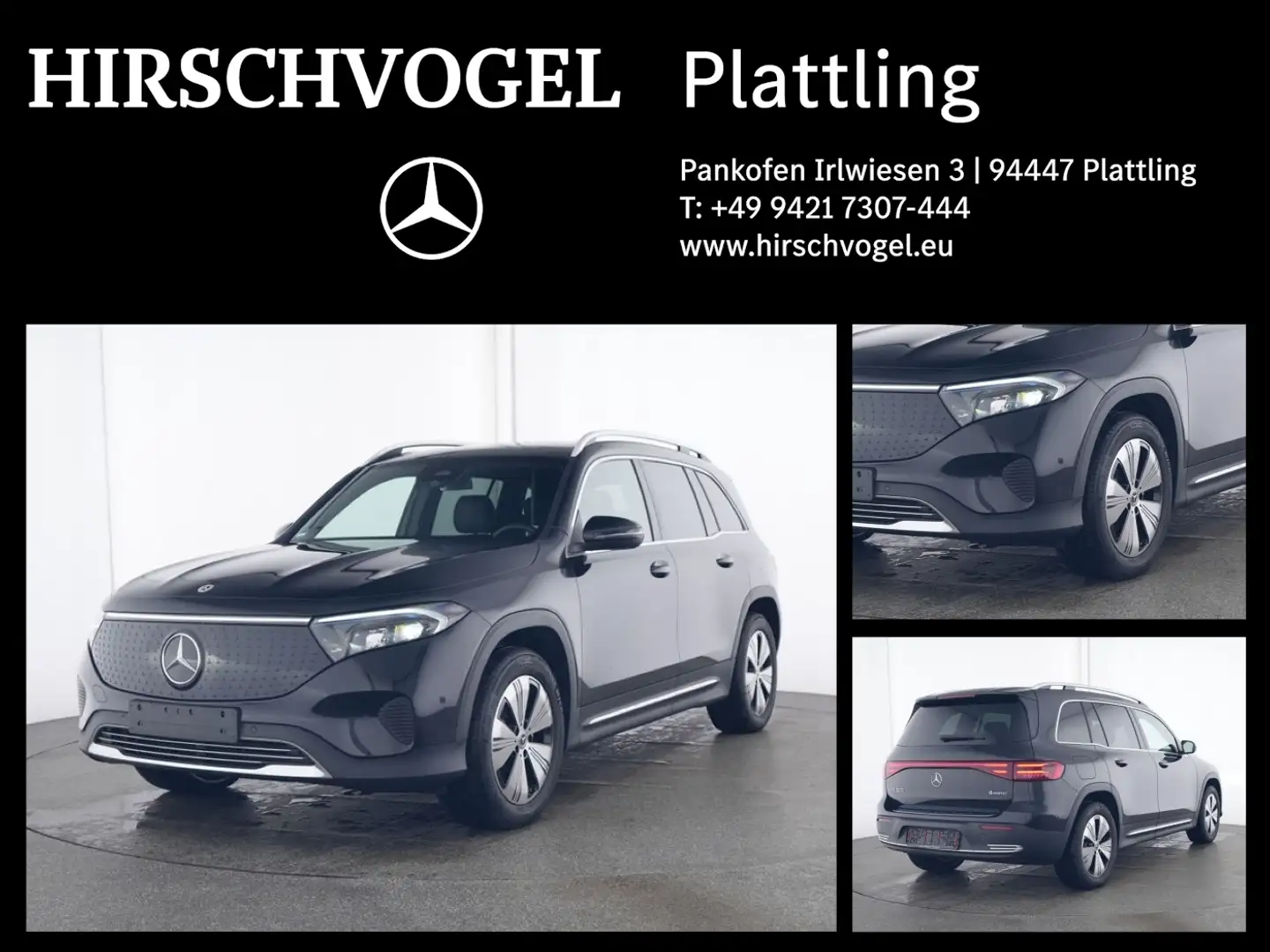 Mercedes-Benz EQB 300 4M Progressive+Pano+DISTRON+MBUX+Navi-P. Schwarz - 1