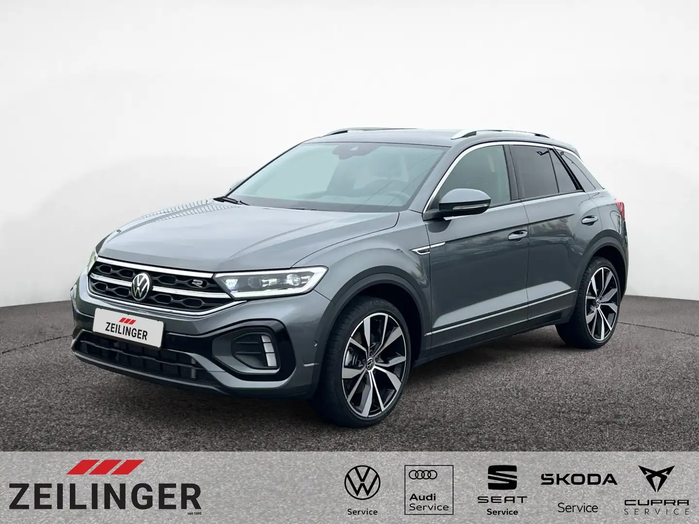Volkswagen T-Roc R-Line 4Mo. TSI DSG|19"|NAVI|ACC|KAMERA Grau - 1