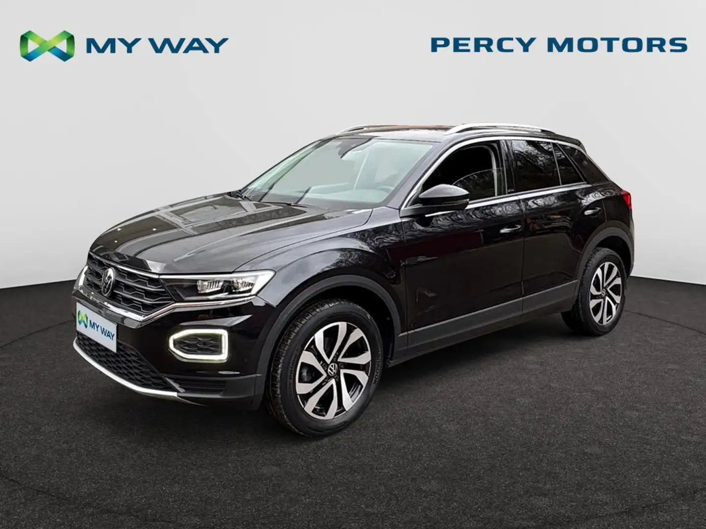Volkswagen T-Roc T-Roc ACTIVE 1.0 OPF 81 kW (110 ch) 6 vitesses manuel Noir - 1