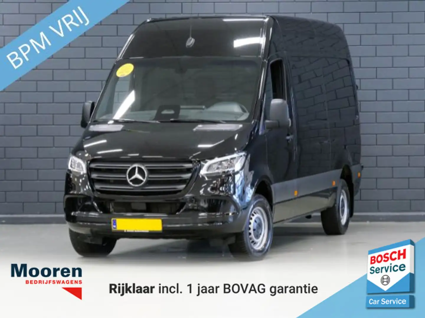 Mercedes-Benz Sprinter 317 1.9 CDI 170PK L2H2 PRO RWD 3500 TREKGEWICHT MO Schwarz - 1
