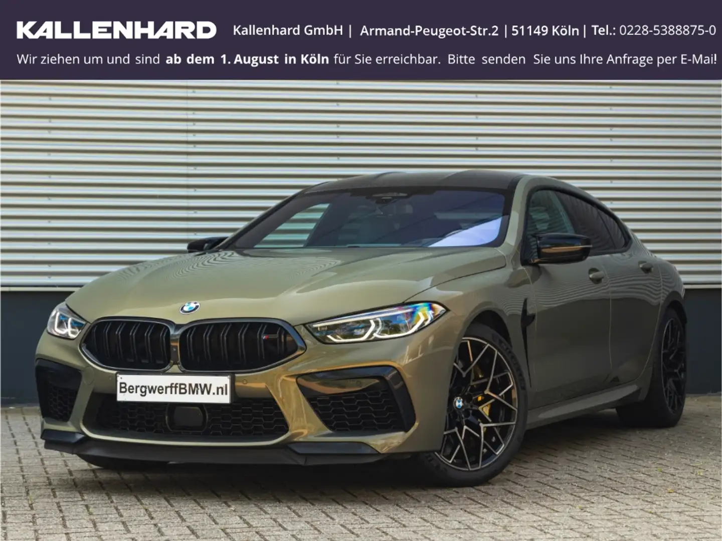 BMW M8 Competition Gran Coupe-Individual Messing Metallic Yellow - 1