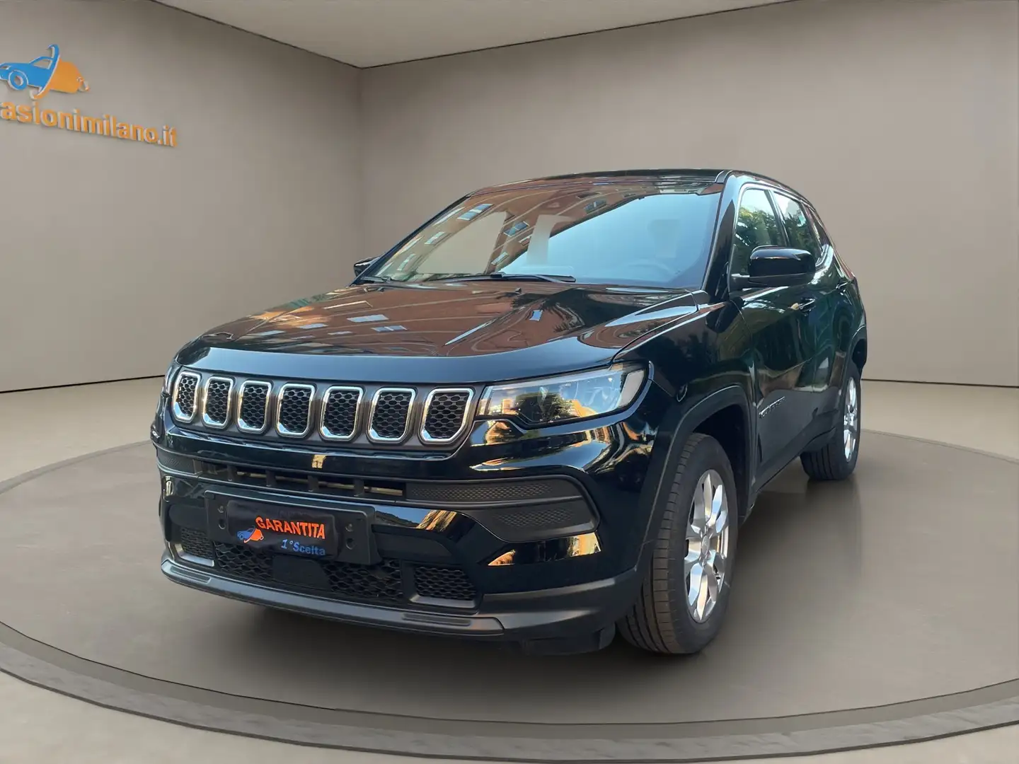 Jeep Compass 160€ al mese - UNICO PROP - SERVICE COMPLETO Nero - 1