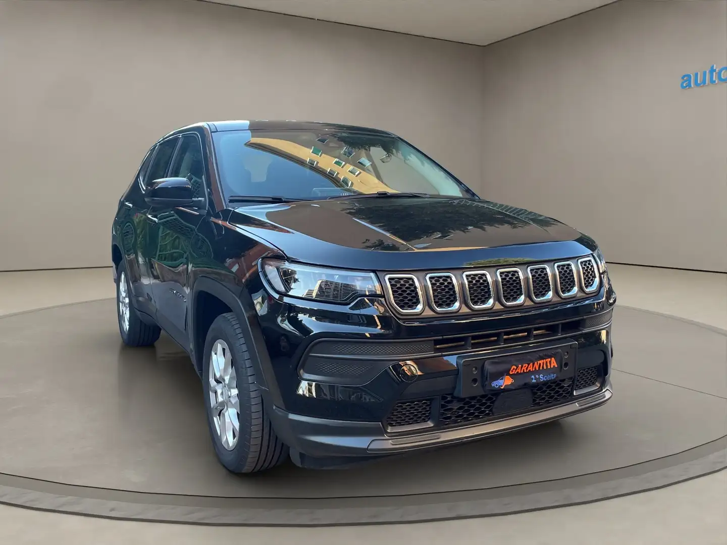 Jeep Compass 160€ al mese - UNICO PROP - SERVICE COMPLETO Schwarz - 1