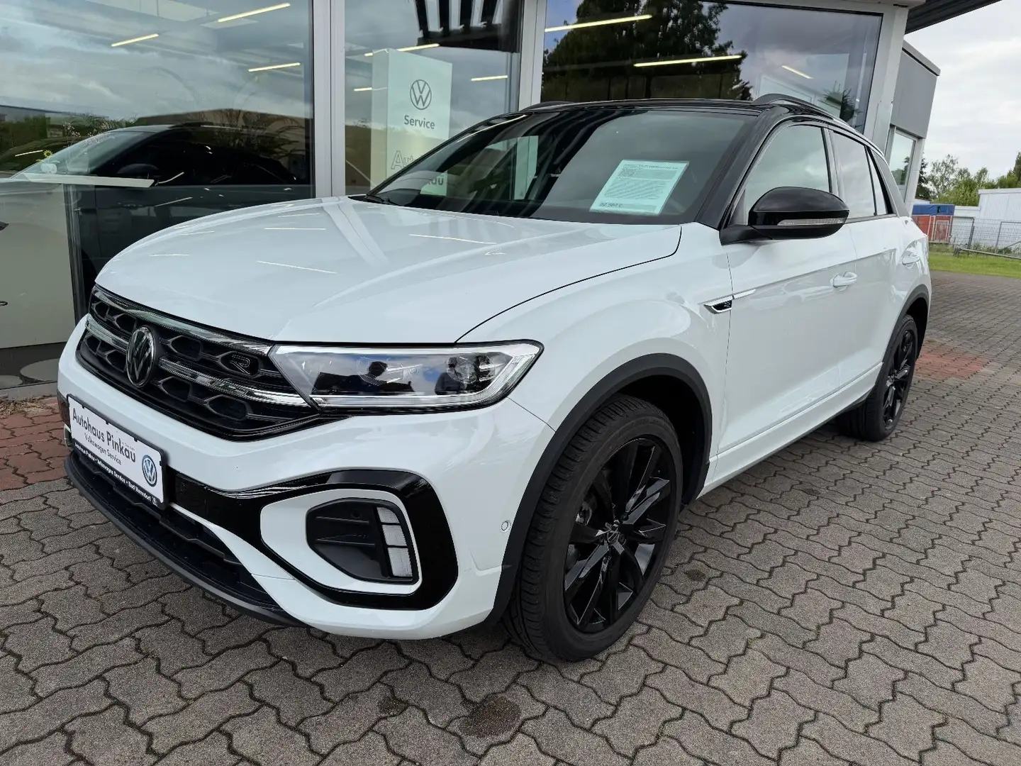 Volkswagen T-Roc 1.5 TSI R-Line PANO AHK NAVI Black-Style Weiß - 1