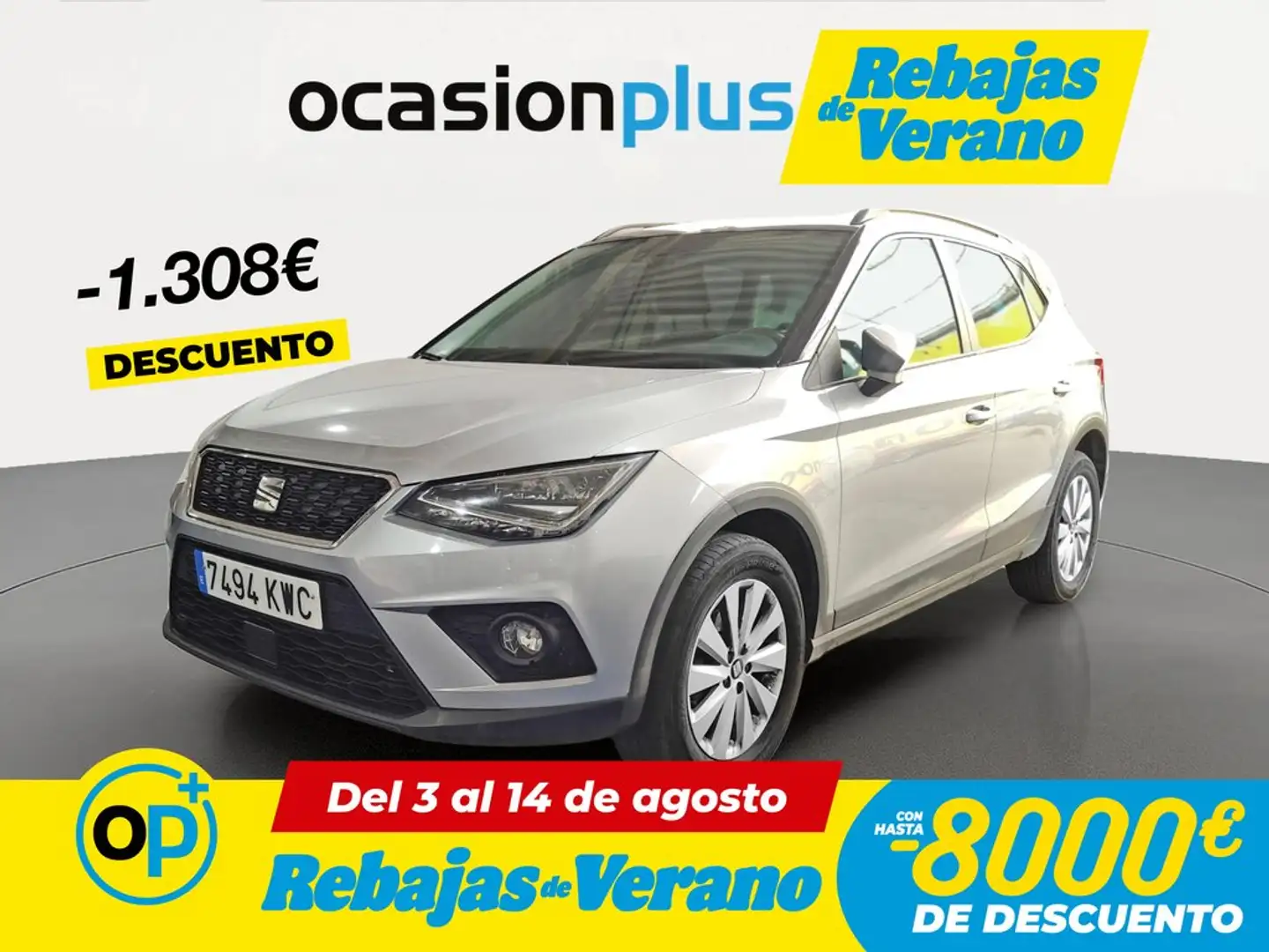 SEAT Arona 1.6TDI CR S&S Style 95 Gris - 1