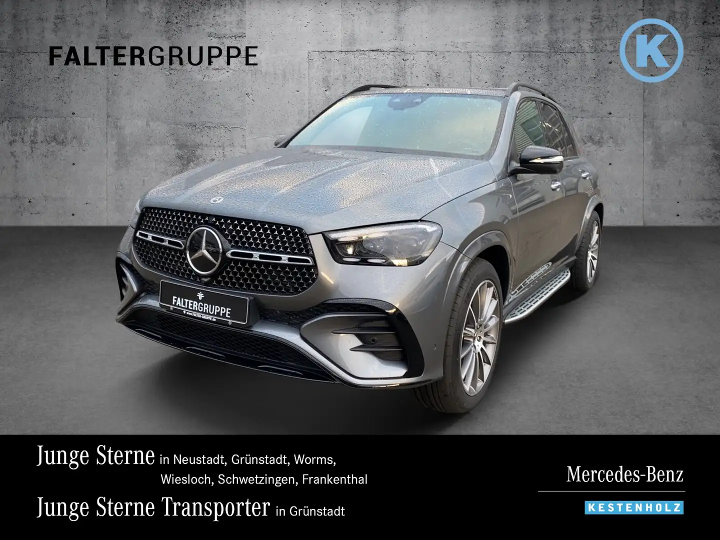 Mercedes-Benz GLE 350 GLE 350 de 4M AMG+NIGHT+HUD+AHK+DISTRO+21" Navi Gri - 1