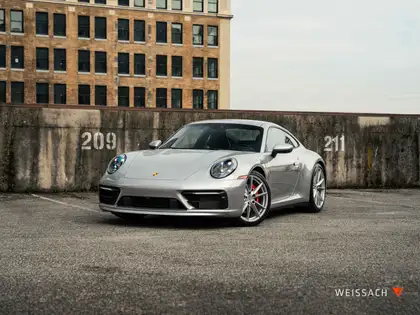 Silver 2023 Porsche 911 Carrera 4S Coupe AWD Coupe All-Wheel Drive 8-Speed Dual Clutch