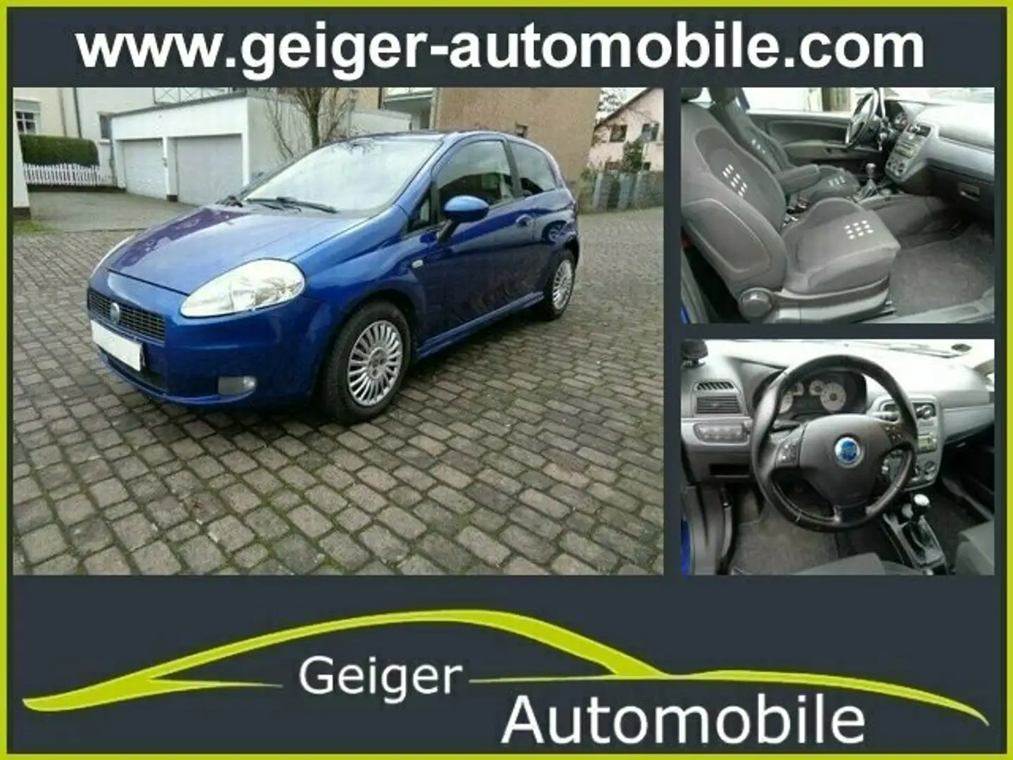 Fiat Grande Punto 1.4 16V Sport 70KW Blu/Azzurro - 1